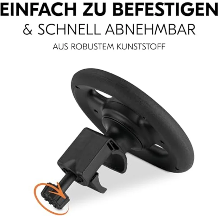 Hauck Pushchair Steering Wheel, Spielzeug-Lenkrad mit Hupe für Buggy, robustes Design, kompatibel mit vielen Modellen – Bild 5
