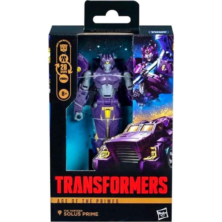 Hasbro Transformers Deluxe Die Thirteen Solus Prime, 14 cm Action-Figur mit Schmiede Hammer-Zubehör – Bild 4