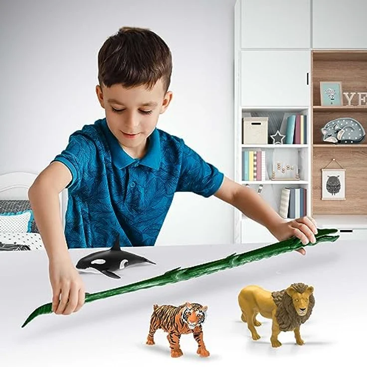 Craze STRETCHY ANIMALS - Big Predators, dehnbare Raubtierfiguren mit elastischer Haut und spezieller Füllung – Bild 6