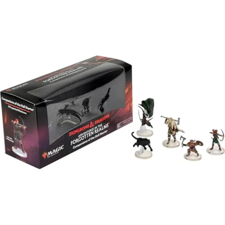 WizKids Magic: The Gathering Miniatures: AFR - Companions of The Hall Starter - EN, Spiel Zubehör für Strategische Kartenspiele