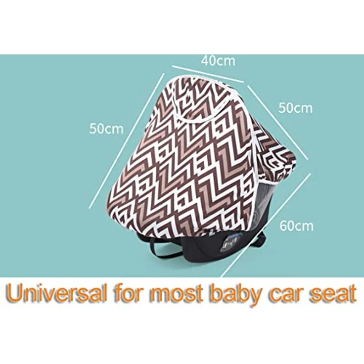 2 in1 Universal Sonnenverdeck für Babyschale Sonnendach mit Insektenschutz UPF 50+ UV Schutz Verdeck Sonnenverdeck für Maxi Cosi Cabrio/CabrioFix/Pebble/Citi Sonnenschutz Sonnendach – Bild 6