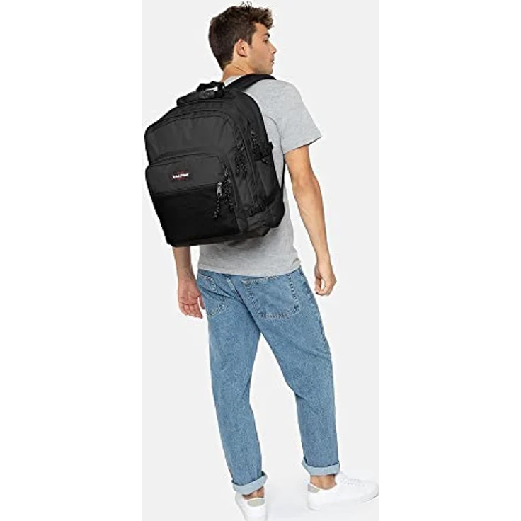 Eastpak Schulrucksack Ultimate 42 - Rucksack, geräumiges Doppelfach, Laptop-Hülle, urbaner Entdecker, blau – Bild 8