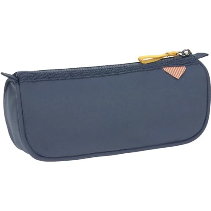 LÄSSIG Soft Pencil Case Unique Navy, geräumiges Schlampermäppchen mit Zipper, 21,5 x 10,5 x 6 cm – Bild 2