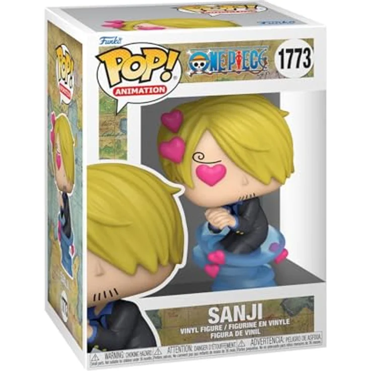 Funko Pop! Animation: OP - Sanji - One Piece - Vinyl-Sammelfigur, 9,5 cm, langlebiges Premium Vinyl, offizielles Merchandise für Anime-Fans und Sammler – Bild 1
