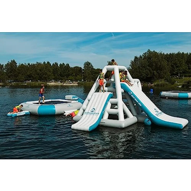 SPINERA Aquapark Pirates Tower Profi, Wasserrutsche für Kinder mit Spiel- und Spaßfaktor – Bild 5