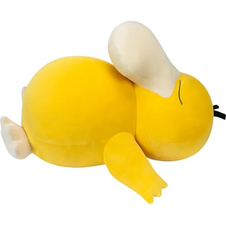 Pokémon PKW3675-45cm Schlafendes Plüsch - Enton, offizielles Plüsch, ultraweiches Plüschmaterial, 45 cm, blau - Preisvergleich – Bild 5