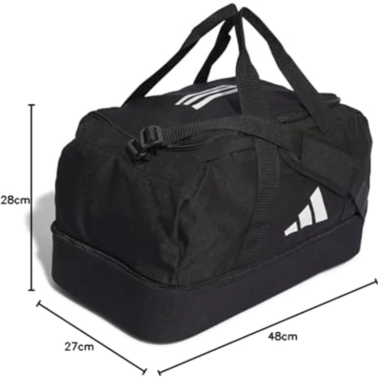 adidas Performance Tiro League Duffelbag, Sporttasche für Kinder mit gepolstertem Schulterriemen und Hartschalen-Bodenfach, recycelbar – Bild 8