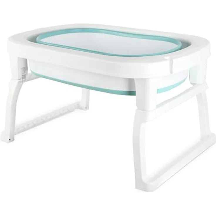 HUOLE Baby Bathtub Foldable, Faltbare Badewanne für Neugeborene, rutschfest und umweltfreundlich, extragroßer Raum 72 x 51 x 42 cm – Bild 3
