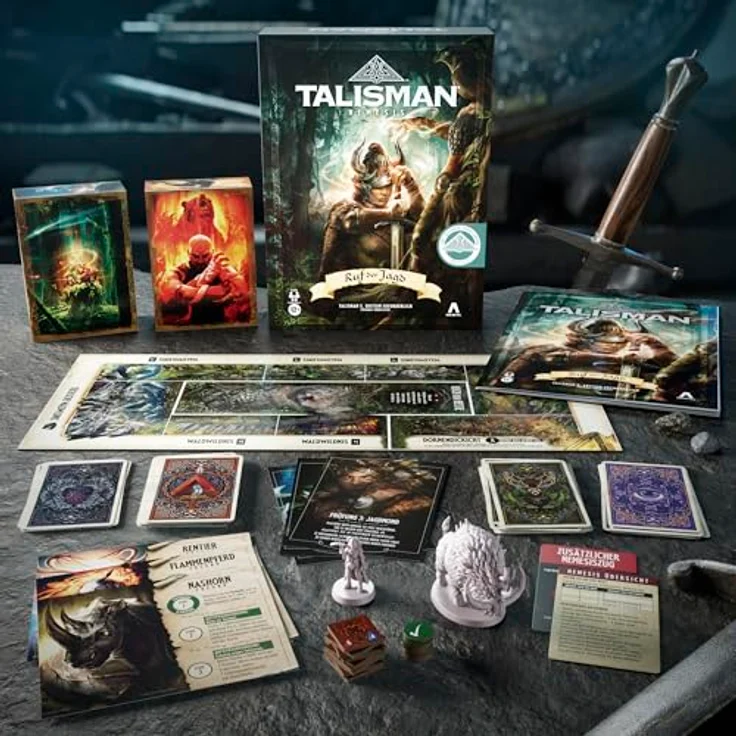 Avalon Hill Talisman Nemesis, Brettspiel-Erweiterung mit neuen Figuren, Herausforderungen und kooperativem Gameplay – Bild 2