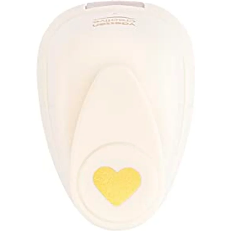 Vaessen Creative Ministanzer Herz, 0,95 cm Motivstanzer aus Metall und Plastik, lila, perfekt für Scrapbooking und Papierbastelarbeiten – Bild 1