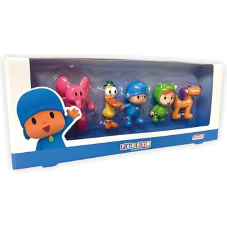 Comansi Pocoyo Collection Set, 5 handbemalte Sammelfiguren: Pocoyo, Elly, Ente, Loula, Nina, offizielle Lizenzprodukte – Bild 3