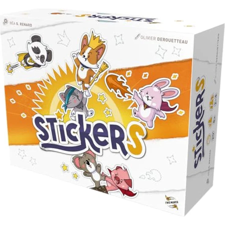 Asmodee Two Manta Editions TM-STI-GE-001 Spiel, Set-Collection-Spiel mit individuell anpassbaren Comic-Charakteren, Deutsch – Bild 3