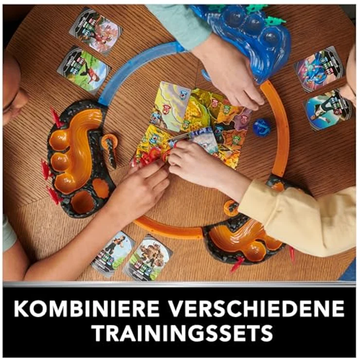 BAKUGAN Training Set mit Titanium Trox, Dino-Clan-Motiv, individualisierbare Actionfigur, Sammelkarten und Spielset für Jungen und Mädchen – Bild 4