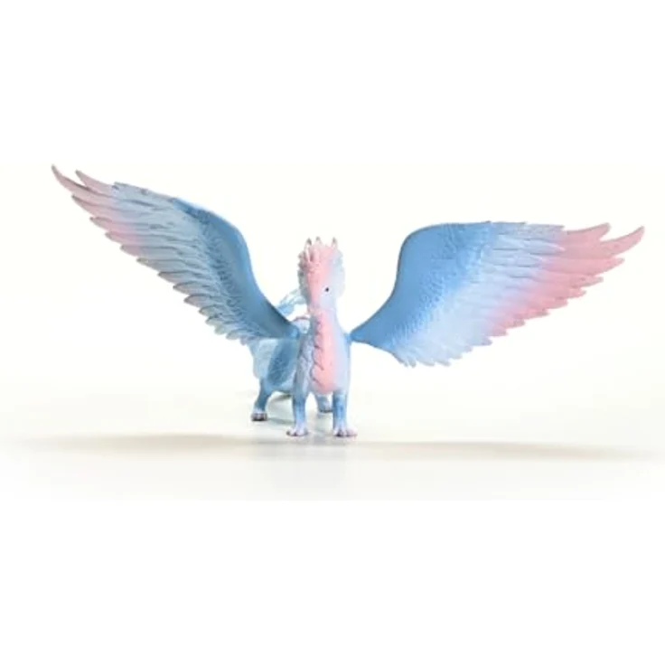 SCHLEICH 70833 Kristalldrache, ab 5 Jahren, BAYALA - Spielfigur, 23 x 23 x 11 cm, Blau - Winddrache mit beeindruckender Kristallsammlung – Bild 4