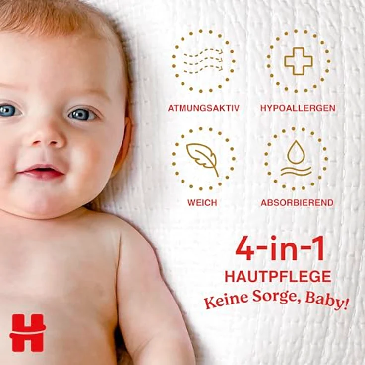 HUGGIES Windeln Extra Care Babywindeln Disney-Design Größe 4, 120 Windeln - 4-in-1 Hautpflege, dermatologisch getestet, mit Nässeindikator, Winnie Puuh Designs – Bild 2
