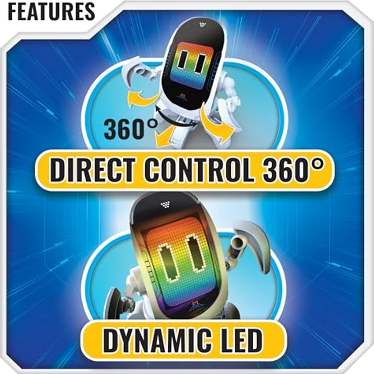 Silverlit Ycoo Octobot, programmierbarer ferngesteuerter Tintenfish mit 360° Drehungen, Sound- und Lichteffekten, Weiß, ab 5 Jahren – Bild 5