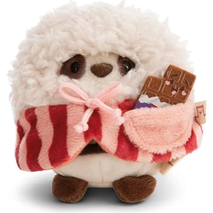 Nici Kuscheltier mymochi, Set Panda Kono 8 cm mit Schokolade und Popcornkostüm, NICI Plüsch in Geschenkbox – Bild 1
