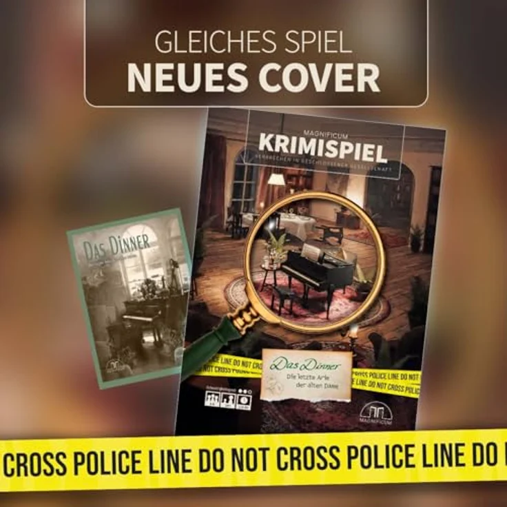 MAGNIFICUM Krimispiel: Das Dinner - Die letzte Arie der Alten Dame, Detektivspiel, Escape Room Spiel ab 14 Jahre, Realitätsnahes Krimispiel für zu Hause, von echten Kriminologen getestet – Bild 5