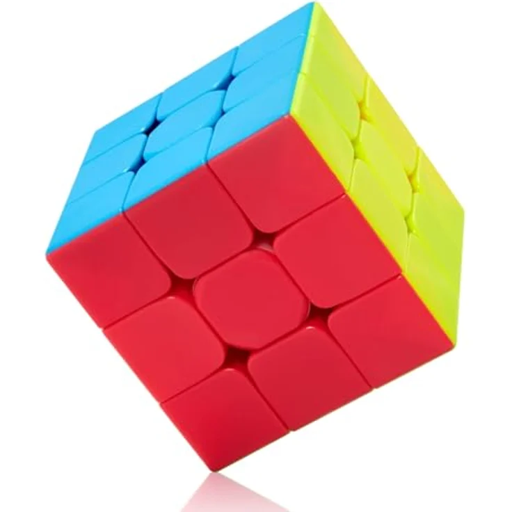 ROXENDA Speed Cube 3x3 Zauberwürfel Stickerless - Professional & Solides & Langlebiges, Dreht Sich Schneller als das Original (3x3x3) – Bild 2