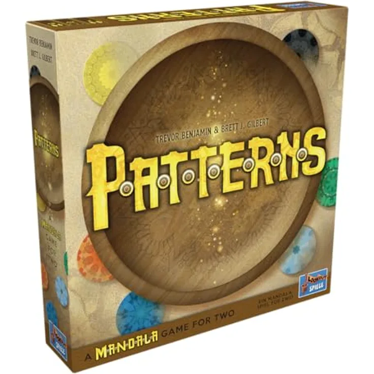 Lookout Patterns: Ein Mandala Spiel, Familienspiel, Brettspiel, 2 Spieler, Ab 8+ Jahren, 20 Minuten, Deutsch
