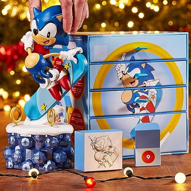 CC Countdown Characters von Numskull Sonic The Hedgehog Figur – Offizielles Sonic The Hedgehog Merchandise - Sammlbare Adventskalender-Statue – Bild 2