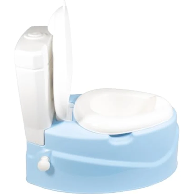 Lemodo Toilettentrainer Töpfchen für Kinder ab 18 Monate, mit Musik, herausnehmarem Innenbehälter, in pink, blau oder grau – Bild 3