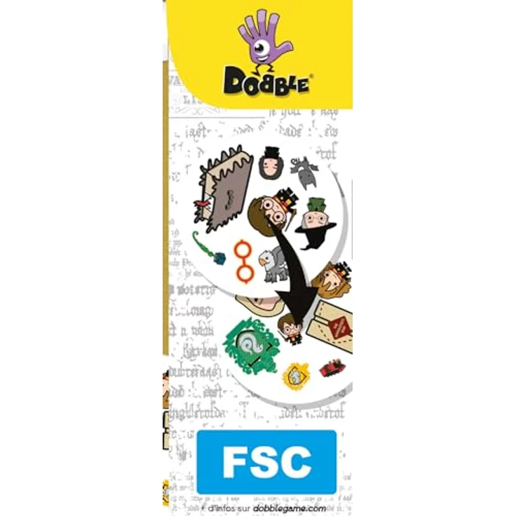 Zygomatic Dobble Harry Potter, Kartenspiel mit Eco Sleeve für Kinder, Französisch – Bild 3