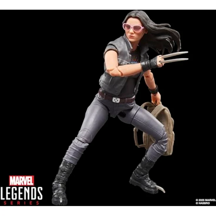 Hasbro Marvel Legends X-23 Figur, 15 cm, vollbeweglich mit 6 Accessoires, austauschbarem Kopf und Händen – Bild 6