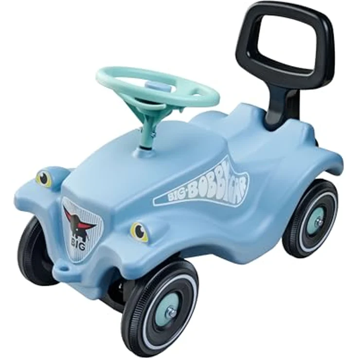 BIG Rutscherauto BIG Bobby Car Classic + Walker, 2-in-1 Lauflernhilfe, ergonomisches Design, Sicherheitslenkrad, Made in Germany – Bild 1