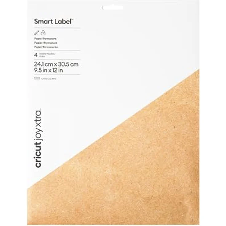 Cricut Joy Xtra Smart Label Papier – permanent (4 Stk.)