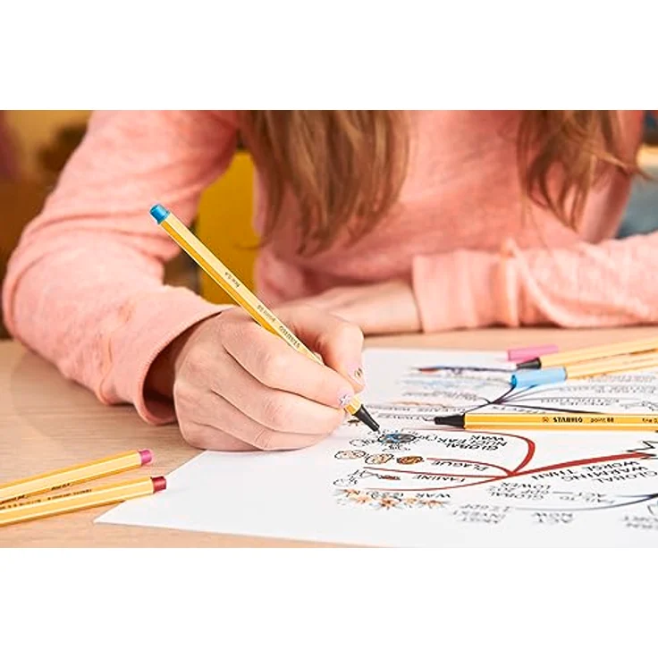 Fineliner - STABILO point 88 - 40er Pack - 40 Farben - Preisvergleich – Bild 4