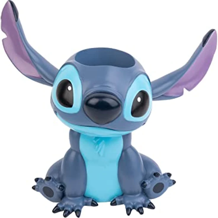 Grupo Erik Stiftehalter Walt Disney Stitch Schreibtisch Organizer - Lilo und Stitch Figur Stifteköcher - Schreibtisch Zubehör Disney Fanartikel - Stifte Organizer Diseny Merch – Bild 1