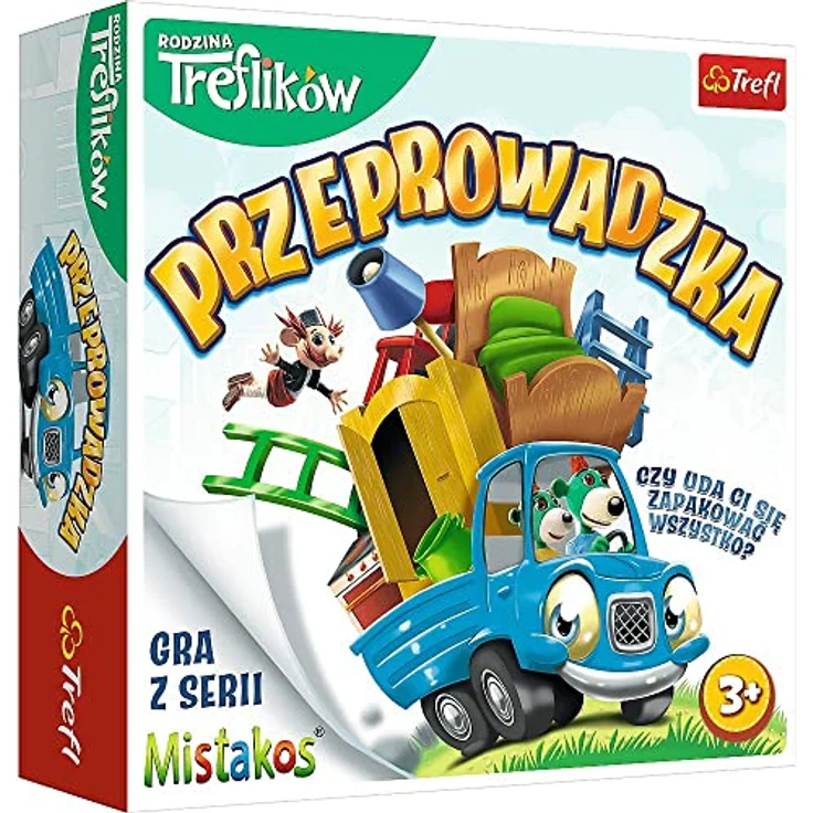 Trefl Moving with The Family Game: Bohdan Fairy Tale Series, Geschicklichkeitsspiel für 1-4 Spieler ab 3 Jahren, inklusive 12 Zubehörteilen – Bild 1