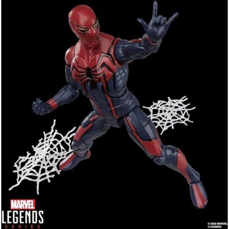 Hasbro Spiderman Spd Legends Exc Blue 3, 15 cm Action-Figur im Geschwindigkeits-Anzug mit 4 Accessoires – Bild 8