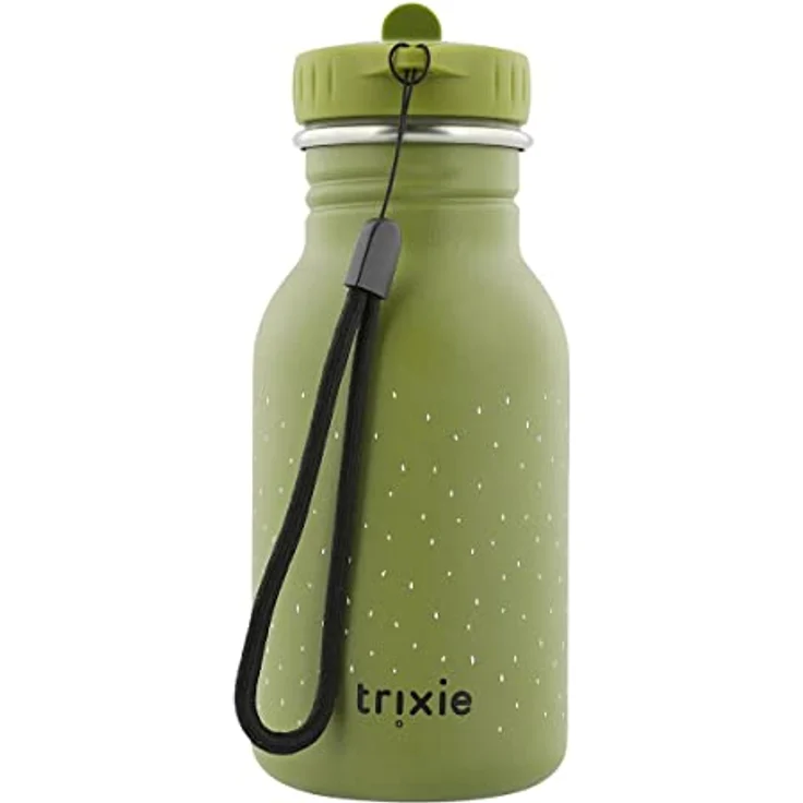 Trixie - Trinkflasche für Kinder aus Edelstahl 350ml - Mr. Dino (Dinosaurier) – Bild 3
