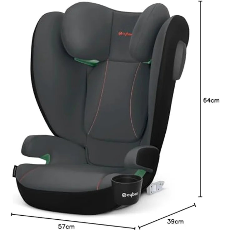 Cybex Solution B4 I-Fix, Kindersitz für 3-12 Jahre, Seitenaufprallschutz, UN R129/03, Steel Grey – Bild 11