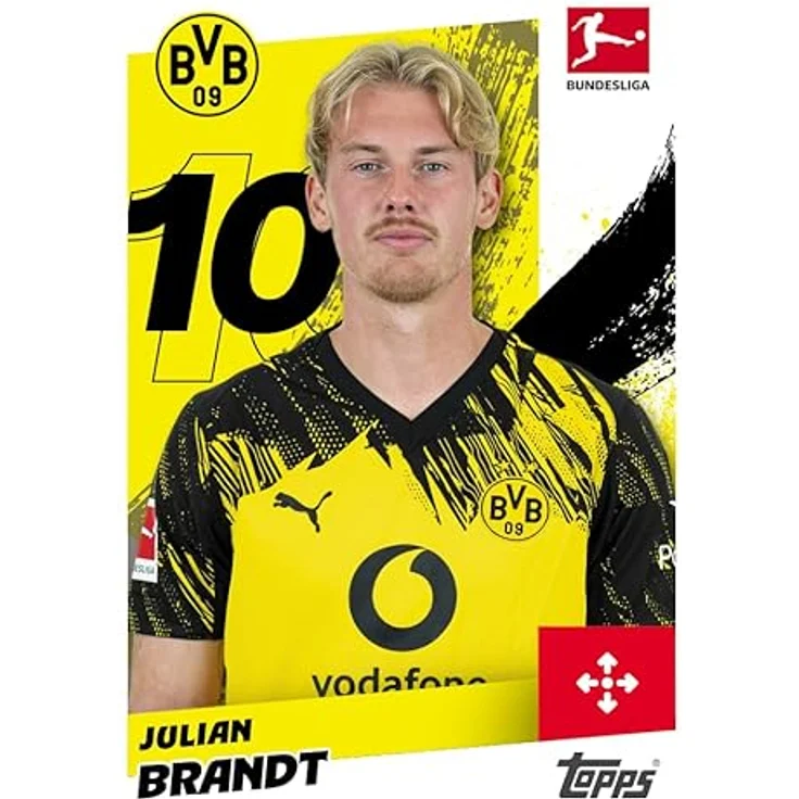 Topps 2025-26 Bundesliga Sticker (Display) Deutsch, 50 Boosterpackungen mit 7 Karten pro Packung – Bild 4