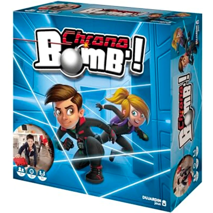 Jumbo Chrono Bomb 2024, Brettspiel für Geschicklichkeit und Flexibilität im Geheimagenten-Stil – Bild 3