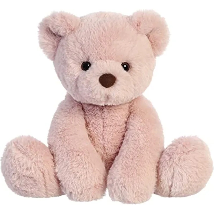 Aurora Avery Teddy Bär, Eco-Friendly Plüschtier, Dusty Pink, geeignet ab Geburt