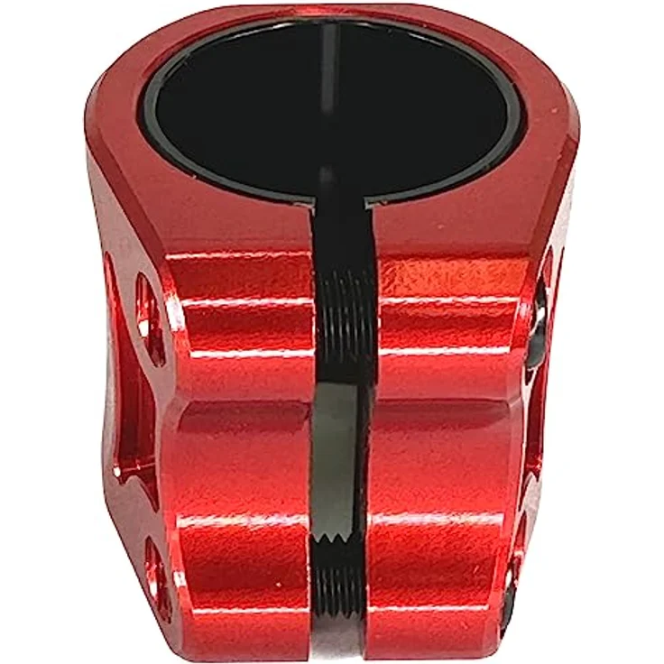 Fantic26 Twinlock Stunt-Scooter Double Clamp 32/35 Rot, Leichtgewichtige Lenkerklemme aus 6061 Aluminium T6-Legierung – Bild 5