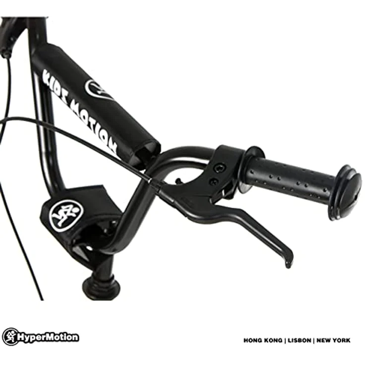 HyperMotion VIVA 12 Roller, Tretroller mit großen Luftreifen, höhenverstellbar 78-85 cm, 2 Bremsen, klappbarer Ständer, weiß – Bild 5