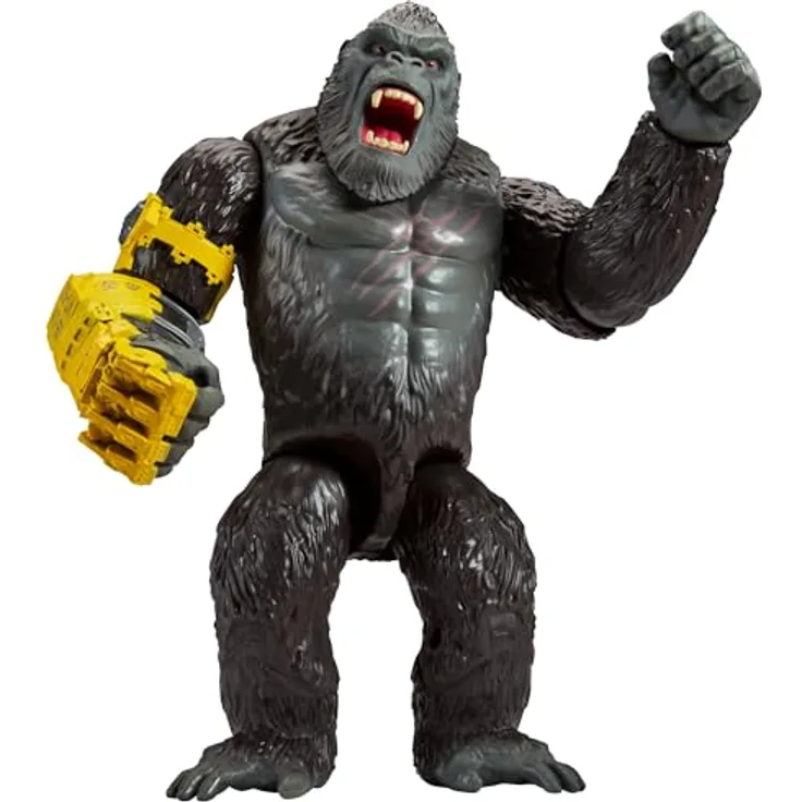 MonsterVerse Godzilla x Kong: The New Empire, 11-Zoll Giant Kong Actionfigur, authentisches Sammelobjekt mit beweglichen Gelenken, limitierte Verpackung im Hollow Earth Design, geeignet für Kinder ab 4 Jahren