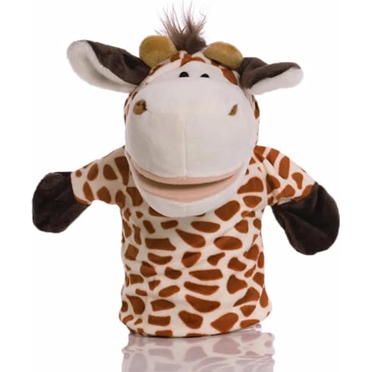 LOMTRATS Tierhandpuppen Set, Wolf, Tiger, Löwe, Affe, ca. 25 cm, mit beweglichen Mündern, für Geschichtenerzählen und Vorschulerziehung – Bild 3