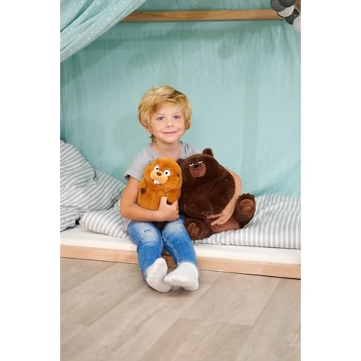 Simba Disney Pixar Hoppers Mabel Beaver, Plüschtier 22 cm aus weichem Plüschstoff, offizielles Lizenzspielzeug für Kinder und Sammler – Bild 5