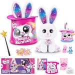 ZURU Zauberkasten Pets Alive Magic Bunnies, interaktives Zauberhase-Set in Weiß mit über 30 Zaubertricks und leuchtenden Ohren