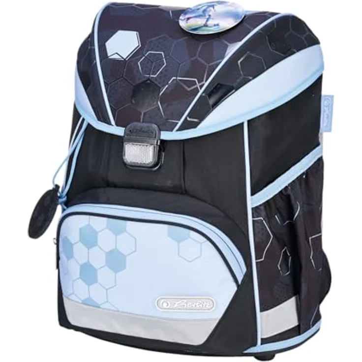 Herlitz Schulranzen Set 6-teilig Cyber Soccer, ultraleicht & ergonomisch, 22 L, wasserabweisend, für Jungen und Mädchen, 1. Klasse – Bild 2