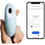 moonbird Moonbird Atem- und Meditationsgerät zur Stressreduzierung, Einschlafhilfe für Erwachsene, Himmelblau