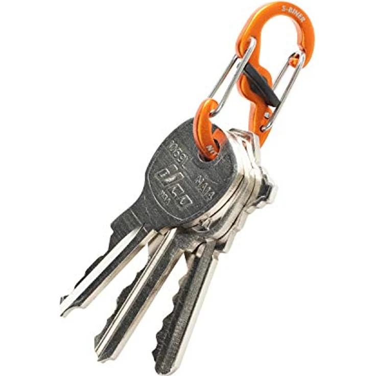 Nite Ize BigFoot Locker KeyRack, Aluminium Karabiner mit 5 MicroLocks und Slide-to-Lock Mechanismus – Bild 3