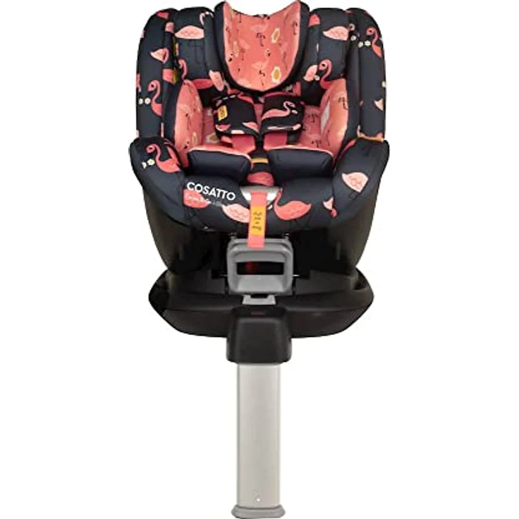 Cosatto Come & Go Rotate Kindersitz – 0-4 Jahre, Gruppe 0+/1, i-Size, ISOFIX, Seitenaufprallschutz, Anti Escape, Erweiterter Reboarder (Pretty Flamingo) – Bild 4