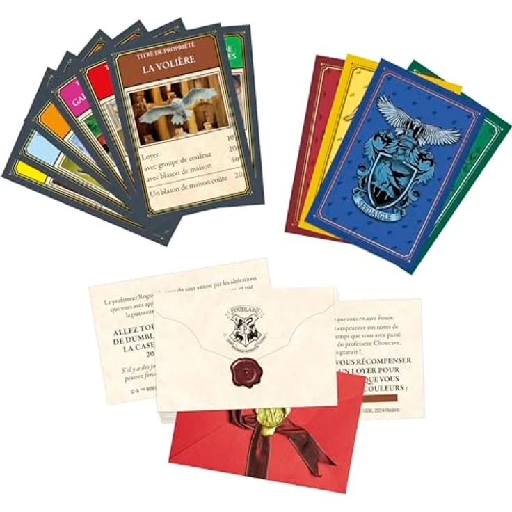 Hasbro Monopoly Harry Potter, Brettspiel mit goldenen Spielsteinen und Hogwarts-Thema – Bild 4